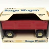 1/16 Old Style Red Steel Barge Wagon