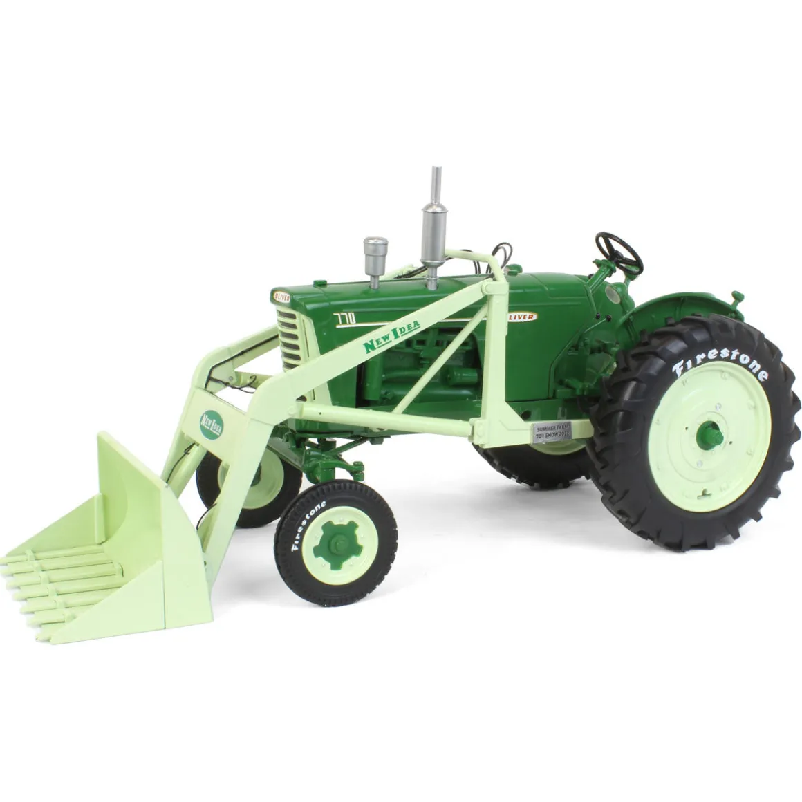 1/16 Oliver 770 with New Idea Loader & Firestone Tires, 2022 Summer Farm Toy Show