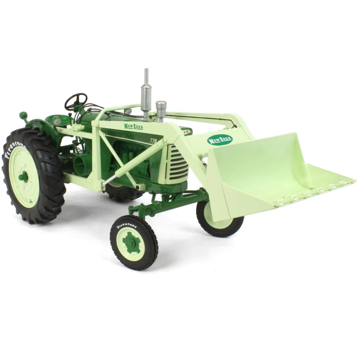 1/16 Oliver 770 with New Idea Loader & Firestone Tires, 2022 Summer Farm Toy Show