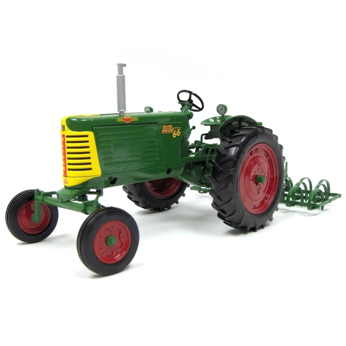 1/16 Oliver 66 with Spring Tooth Harrow, Toy Tractor Times 25th Anniversary