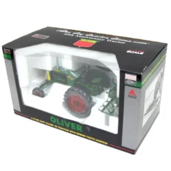 1/16 Oliver 66 with Spring Tooth Harrow, Toy Tractor Times 25th Anniversary