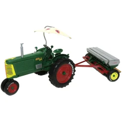 1/16 Oliver Row Crop 66 with Case DF Grain Drill, Firestone Series