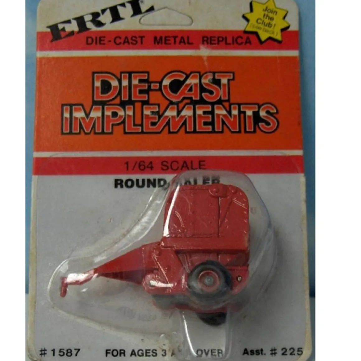 1/64 Orange Case Round Baler by ERTL
