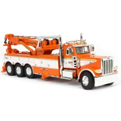 1/64 Orange/White Peterbilt 389 with Century 1150 Rotator Wrecker, Tri-State Commodities, DCP by First Gear
