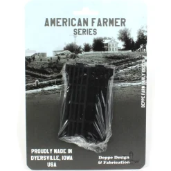 1/64 Pack of 6 Black Long Fence Links, 3D Printed