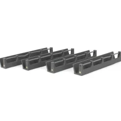1/64 Pack of 4 Concrete J-Bunk Feeder Set, 3D Printed