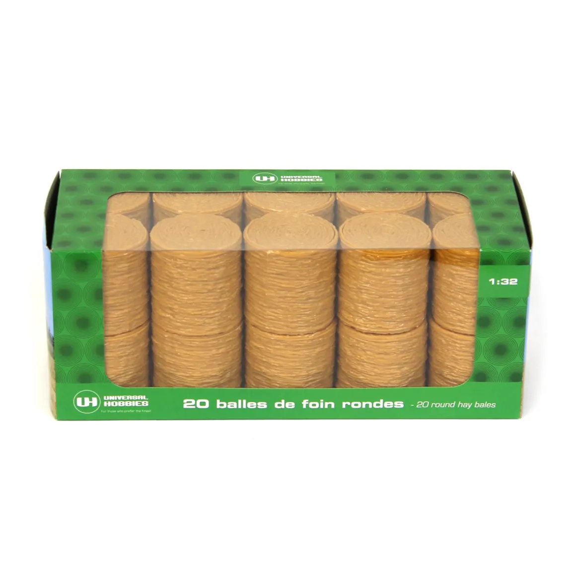 1/32 Pack of 20 Round Bales