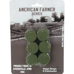 1/64 Pack of 6 Round Hay Bales, 3D Printed