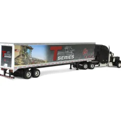 1/64 Peterbilt 379 Semi with Gleaner T Series Combine Trailer