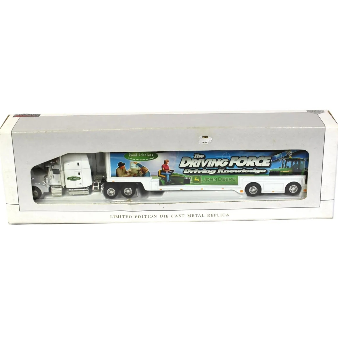 1/64 Peterbilt 379 Semi with John Deere Road Scholars Driving Force Featherlite Trailer