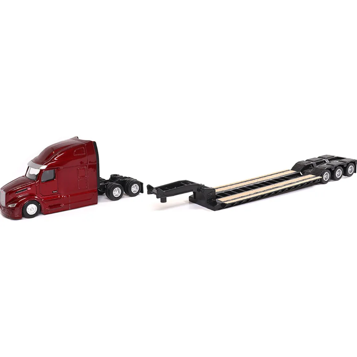 1/87 Peterbilt 579 UltraLoft Tandem Tractor with Lowboy Trailer & Caterpillar D5M Dozer