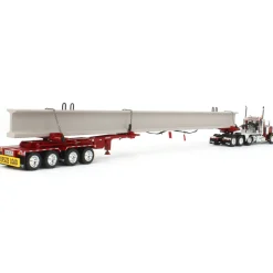 1/64 Peterbilt 389 w/ ERMC Hydra-Steer Trailer & 90' Beam Load, 2023 Nat'l Toy Truck 'N Construction Show