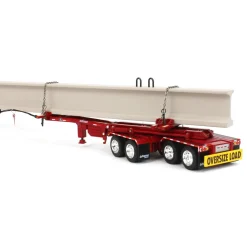 1/64 Peterbilt 389 w/ ERMC Hydra-Steer Trailer & 90' Beam Load, 2023 Nat'l Toy Truck 'N Construction Show