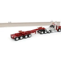 1/64 Peterbilt 389 w/ ERMC Hydra-Steer Trailer & 90' Beam Load, 2023 Nat'l Toy Truck 'N Construction Show
