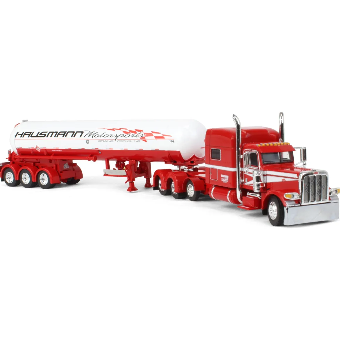 1/64 Peterbilt 389 w/ Mississippi LP Tank Trailer, Big Rigs #14: Hausmann Transport, DCP By First Gear