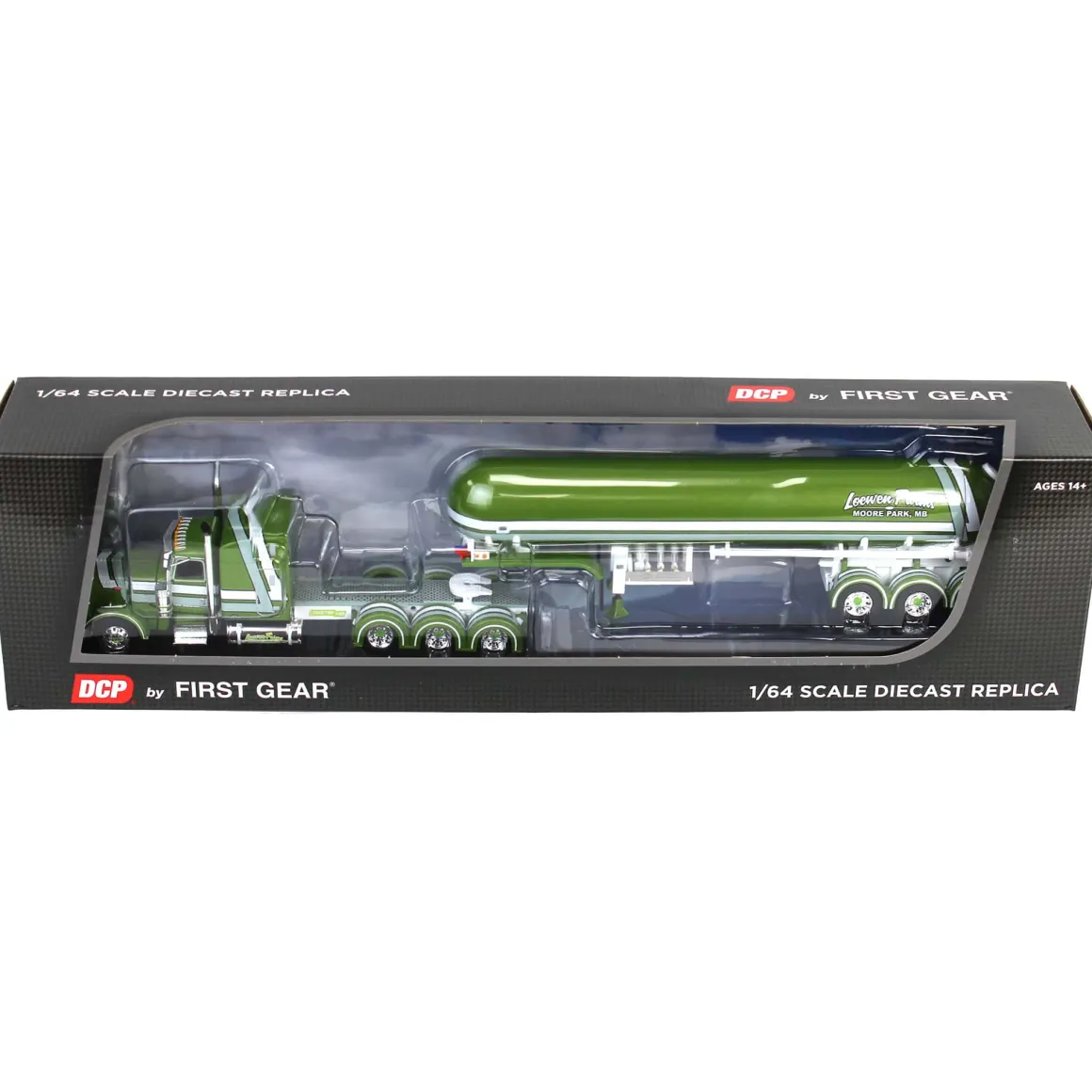 1/64 Peterbilt 389 with Tri-axle Anhydrous Tank Trailer, Loewen Farms, DCP by First Gear