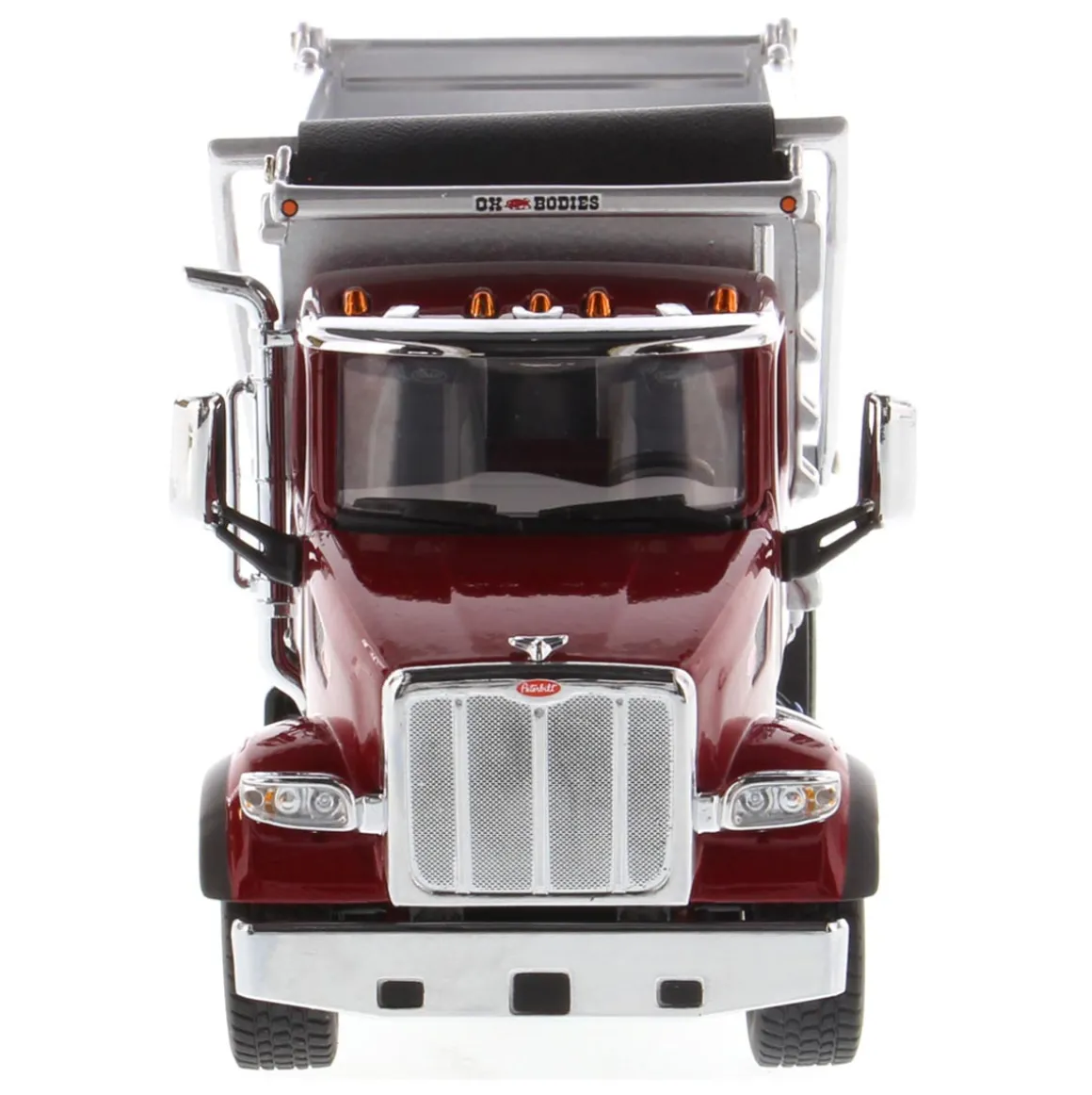 1/50 Peterbilt Model 567 SFFA Tandem Axle Dump Truck with Pusher Axle by Diecast Masters