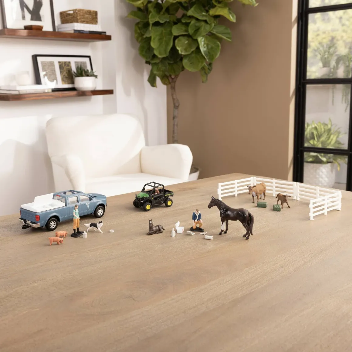 1/32 30-Piece Veterinarian Set with John Deere Gator