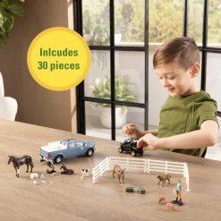 1/32 30-Piece Veterinarian Set with John Deere Gator