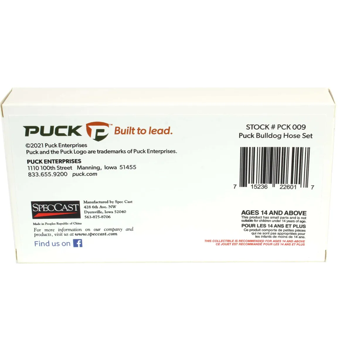 1/64 Puck Bulldog 12 Pack Hose Kit