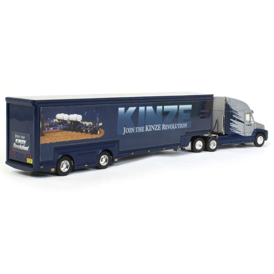 1/64 "Join the Kinze Revolution" Semi w/ Grain Cart & Planter Deco Trailer