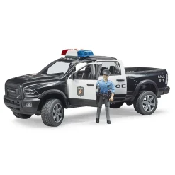 1/16 RAM 2500 Police Truck with Police Officer by Bruder