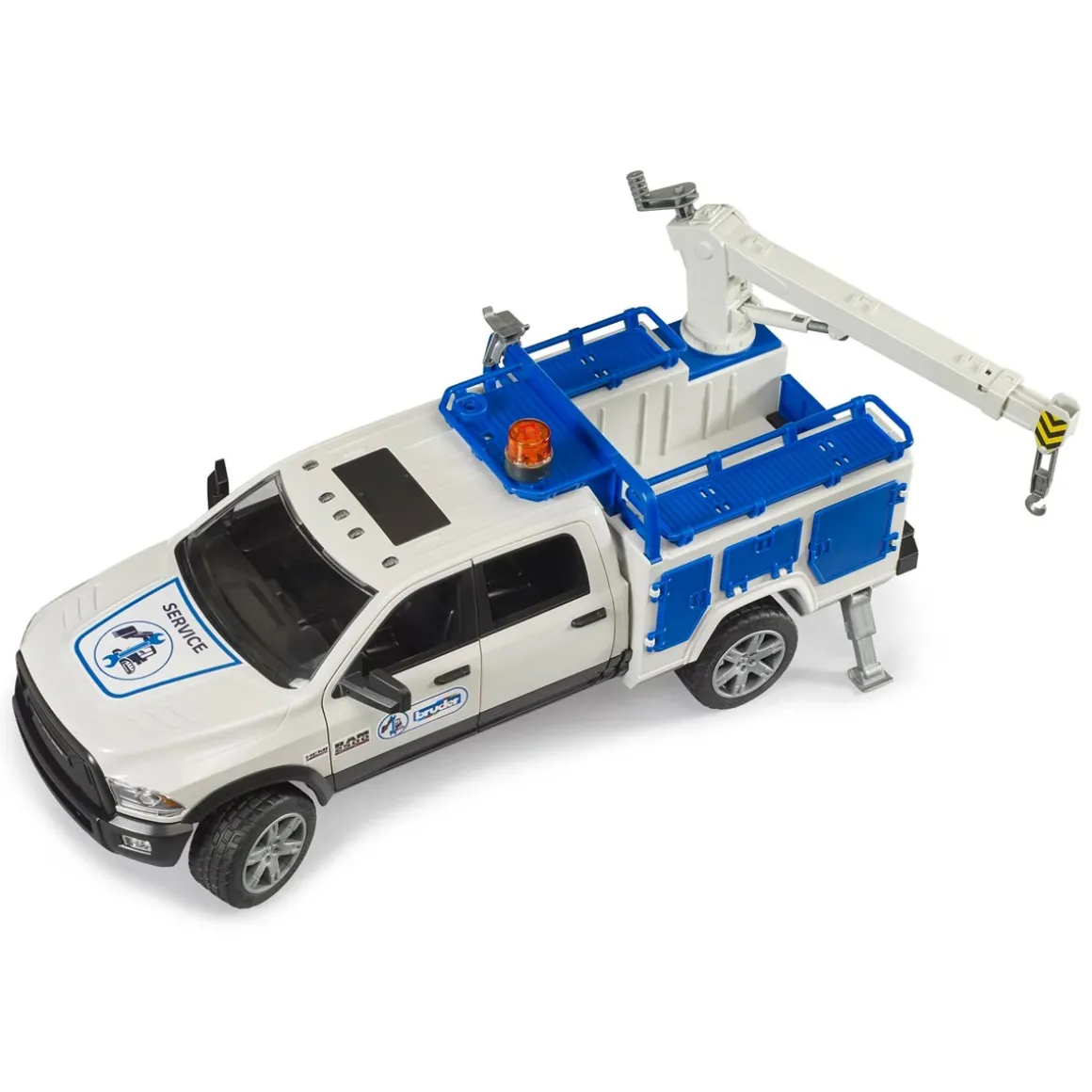 1/16 Ram 2500 Service Truck with Rotating Beacon Light by Bruder