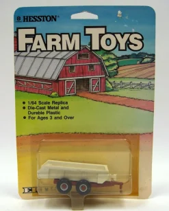 1/64 Red & Cream Tandem Axle Manure Spreader by ERTL