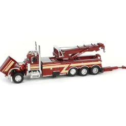 1/64 Red & Tan Peterbilt 389 Day Cab with Century 1150 Rotator Wrecker, DCP by First Gear