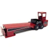 1/16 Red Custom Steel Pulling Sled with Cab