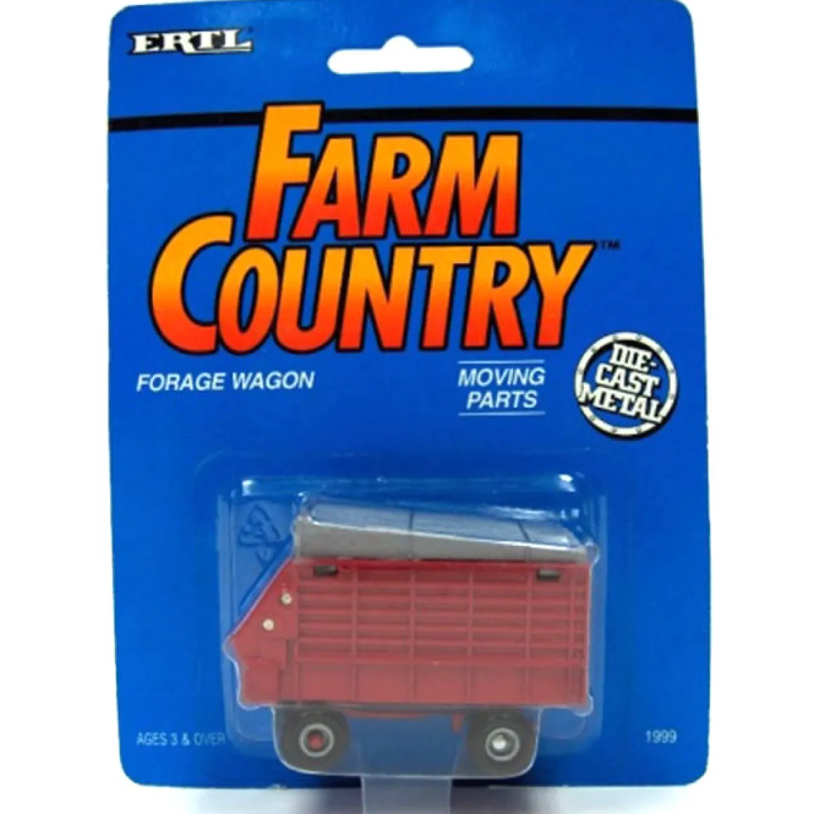 1/64 Red Die-cast Forage Wagon