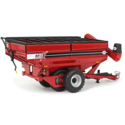 1/64 Red J&M 1112 X-Tended Reach Grain Cart with Tandem Walking Duals