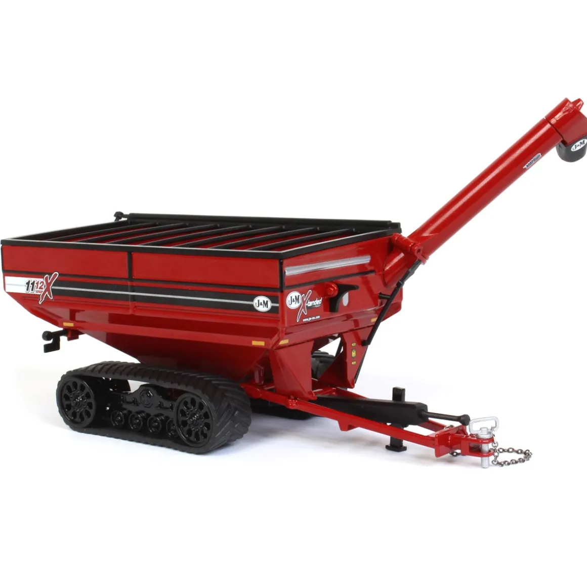 1/64 Red J&M X1112 Grain Cart on Tracks