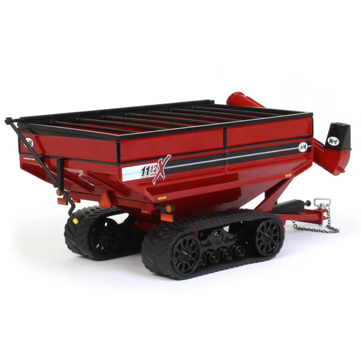 1/64 Red J&M X1112 Grain Cart on Tracks
