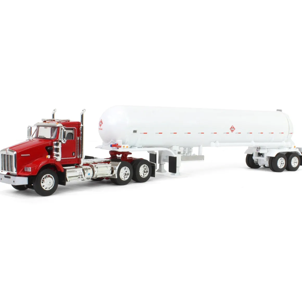 1/64 Red Kenworth T800 w/ Mississippi LP Anhydrous Tanker, DCP by First Gear