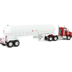 1/64 Red Kenworth T800 w/ Mississippi LP Anhydrous Tanker, DCP by First Gear