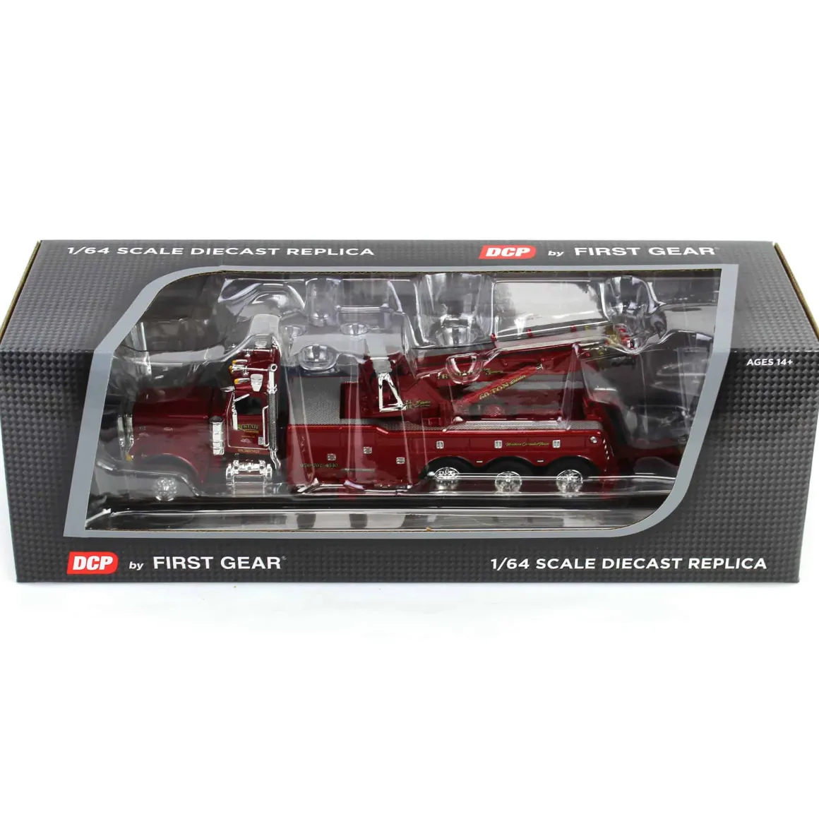 1/64 Red Peterbilt 389 with Century 1150 Rotator Wrecker, Tri-State Commodities, DCP by First Gear
