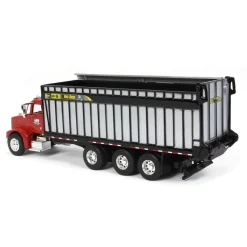 1/64 Red Peterbilt 385 with H&S Big Dog 1226 Forage Box, Exclusive HFE Edition