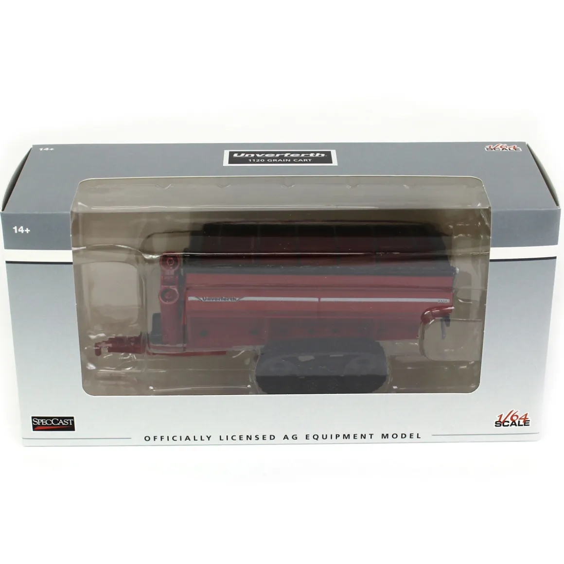 1/64 Red Unverferth 1120 Grain Cart with Tracks