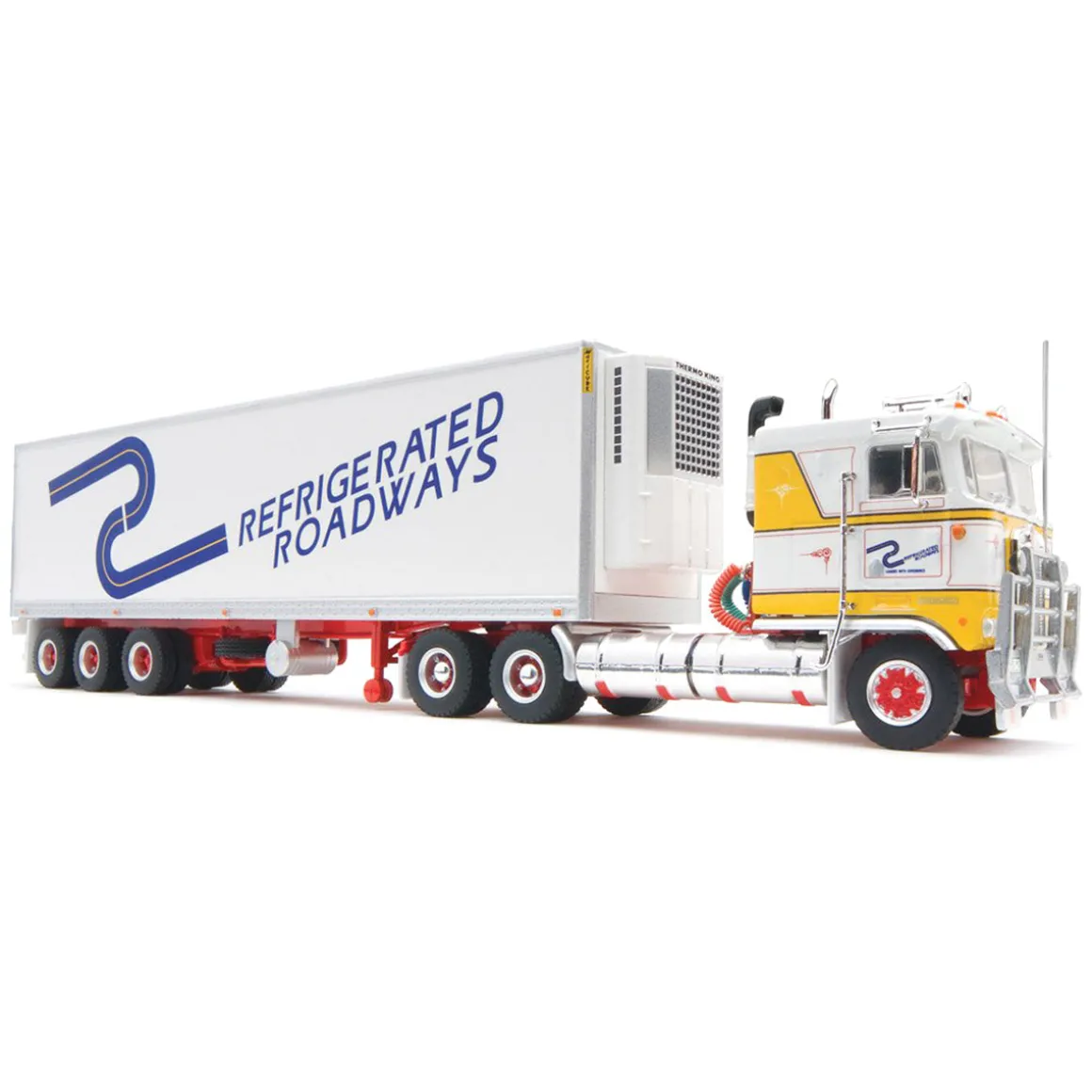 1/64 Refrigerated Transport Freight Semi by Highway Replicas