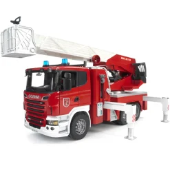1/16 Scania Super 560R Fire Engine w/ Ladder & Water Pump + Lights & Sounds by Bruder