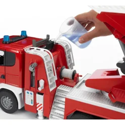 1/16 Scania Super 560R Fire Engine w/ Ladder & Water Pump + Lights & Sounds by Bruder