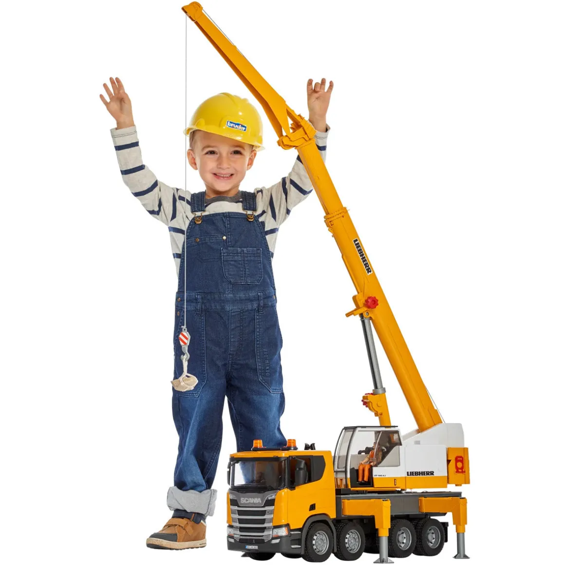 1/16 Scania Super 560R Liebherr Crane Truck by Bruder