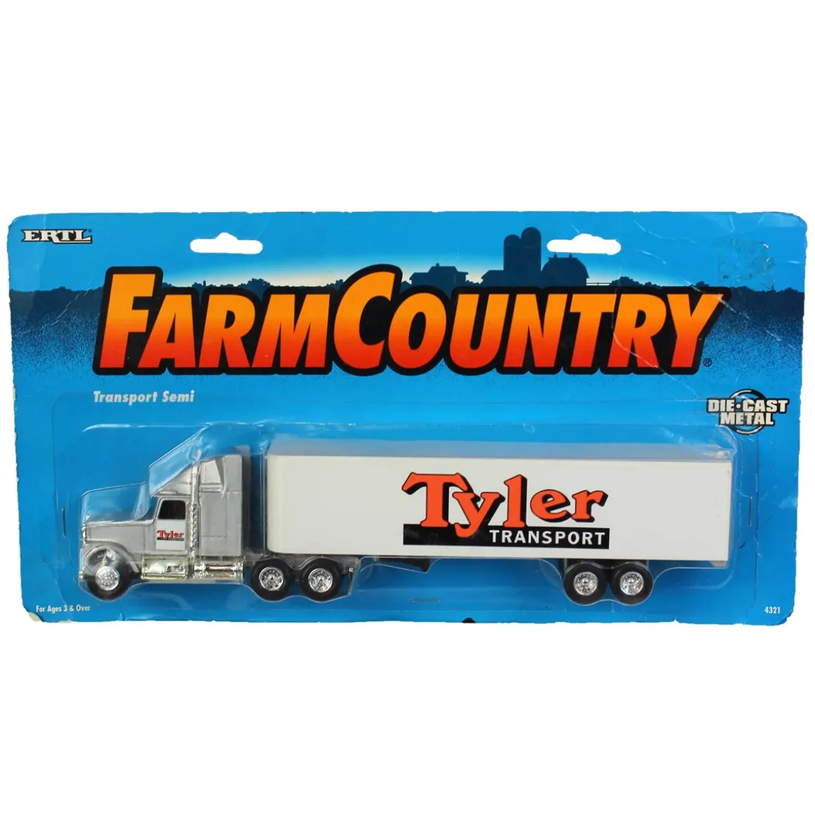 1/64 Silver & White International Tyler Transport Semi