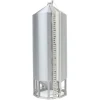 1/64 Smooth Wall Multi-Purpose Silver 10,000 Bushel Bin, 3D Printed