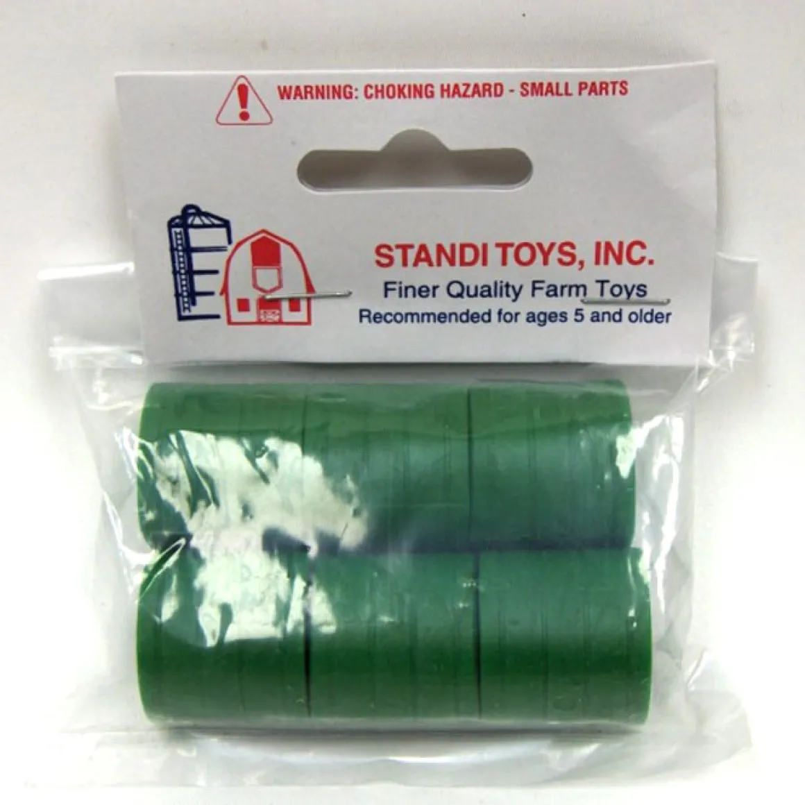 1/64 ST334 Plastic Round Hay Bales, 6 pack