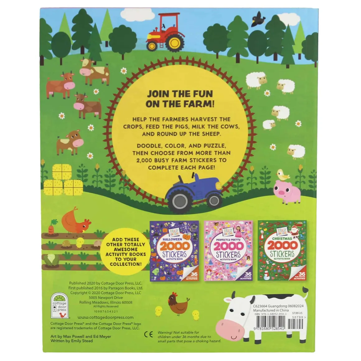 2000 Stickers Busy Farm Activity Book