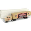 1/64 Tan International Semi with Tan Hoober IH Box Trailer