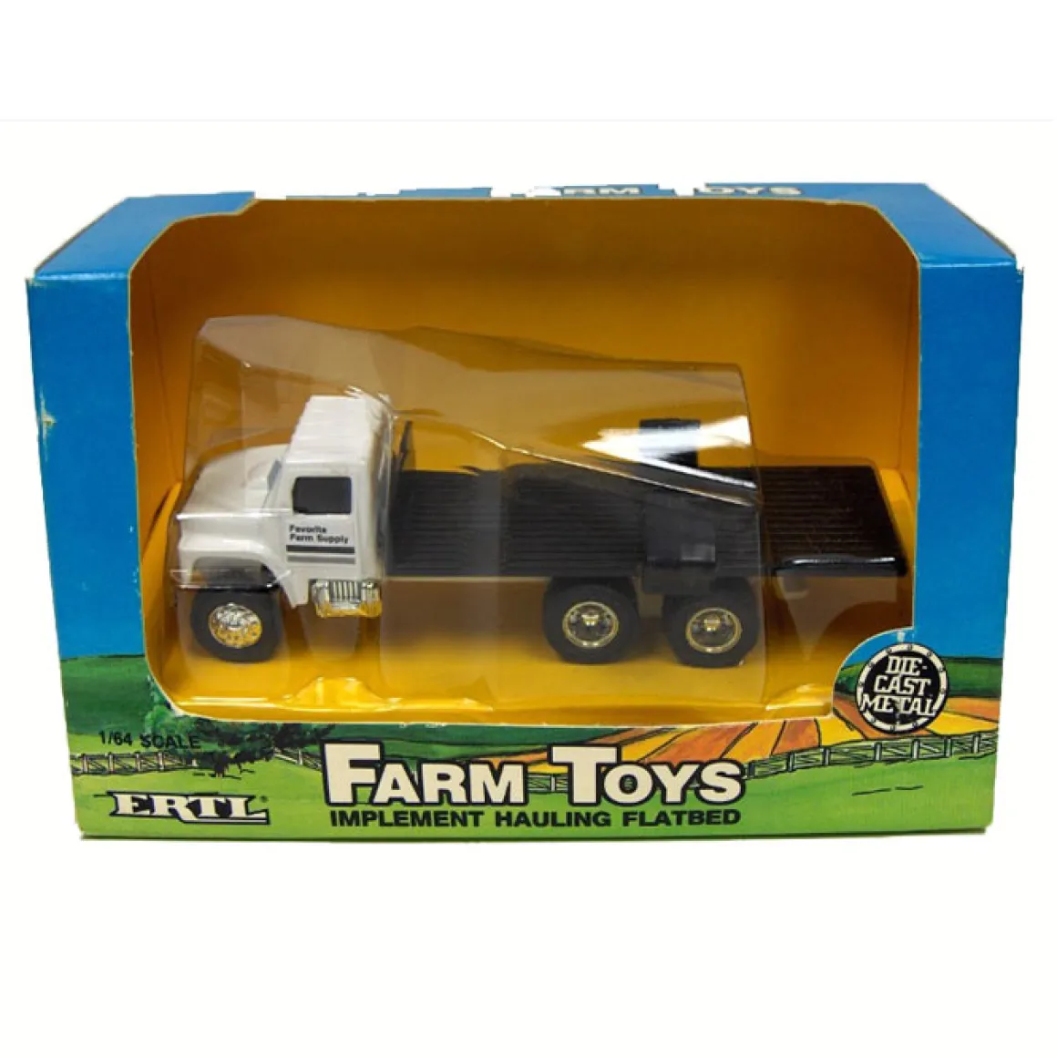 1/64 Tandem Axle Implement Hauling Flatbed by ERTL