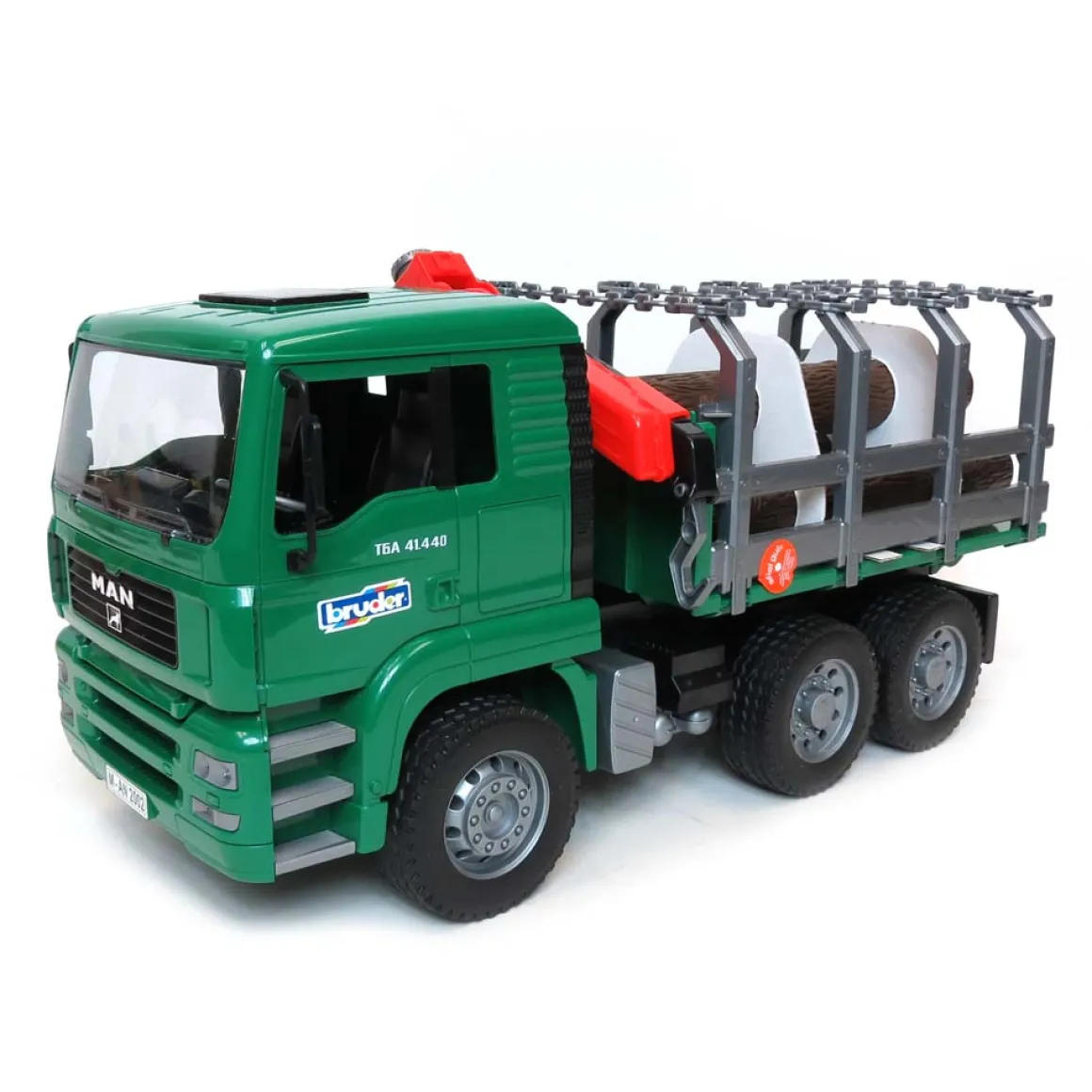 1/16 TG 410A Logging Truck w/Crane & 3 logs by Bruder